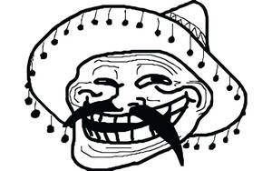 Troll Face Grin Wallpaper