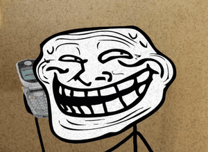 Troll Face Shocked Wallpaper