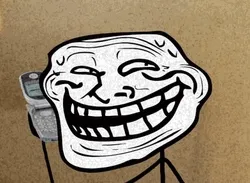 Troll Face Shocked Wallpaper