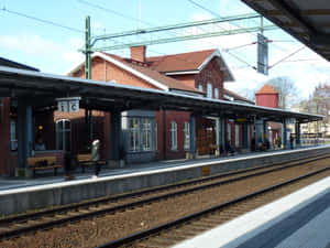 Trollhattan Train Station Sweden Wallpaper