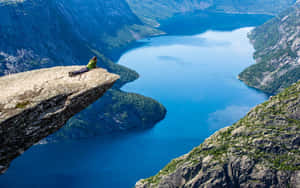 Trolltunga Rock Formations Norway Wallpaper