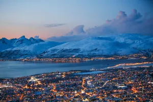 Tromso Norway Winter Night Wallpaper