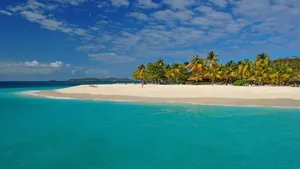 Tropical Beach Paradise St Vincent And Grenadines Wallpaper