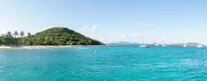 Tropical Beach Saint Vincent And The Grenadines Wallpaper