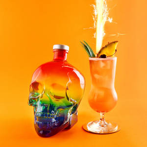 Tropical Drink Made With Crystal Head Vodka Wallpaper