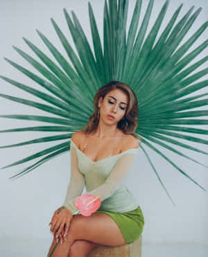 Tropical_ Elegance_ Portrait Wallpaper