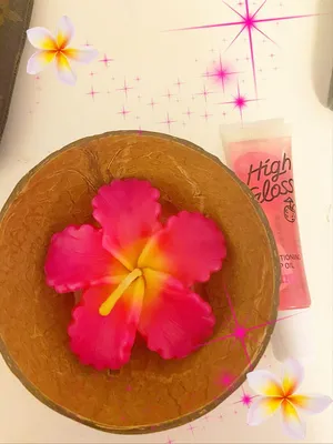 Tropical Hibiscus Coconut Aesthetic.jpg Wallpaper