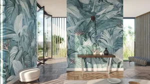 Tropical Home With Chic Vibes Wallpaper