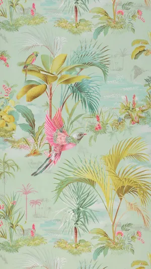 Tropical Jungle Print Wallpaper