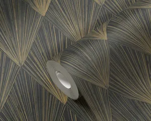 Tropical Leaf Pattern Ceiling Light Wallpaper