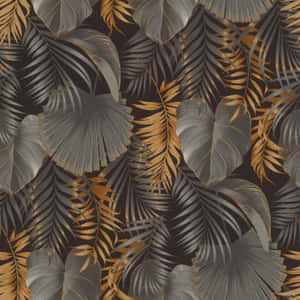 Tropical_ Palm_ Frond_ Pattern Wallpaper