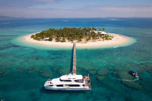 Tropical Paradise: Crystal Clear Waters At Fiji Beach Wallpaper