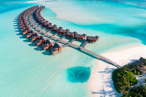 Tropical Paradise In The Maldives Wallpaper