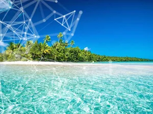 Tropical Serenity In Tuvalu Wallpaper