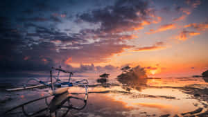 Tropical_ Sunrise_ Reflections_4 K Wallpaper