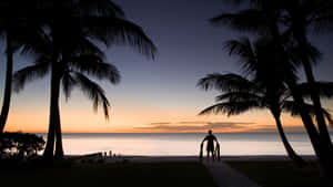 Tropical_ Sunset_ Silhouettes.jpg Wallpaper