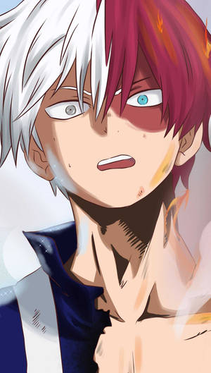 Troubled Todoroki Aesthetic Wallpaper