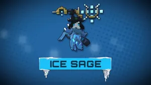 Trove Ice Sage Pixel Art Wallpaper