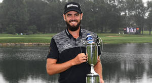 Troy Merritt With Silver Trophy Wallpaper