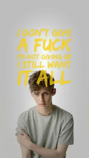 Troye Sivan Fools Lyrics Wallpaper