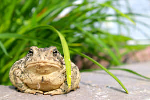 True Toad Up Close Outdoors.jpg Wallpaper