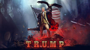 Trump Badass Patriotictheme Wallpaper