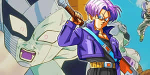 Trunks Confronts Frieza Dragon Ball Z Wallpaper