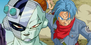 Trunks_vs_ Frieza_ Showdown Wallpaper