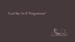 Trust A Monkey Programming Wallpaper