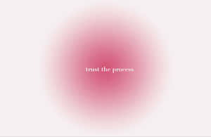 Trust The Process Inspirational Quote Wallpaper