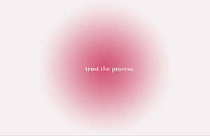 Trust The Process Inspirational Quote Wallpaper