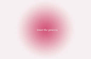 Trust The Process Inspirational Quote Wallpaper