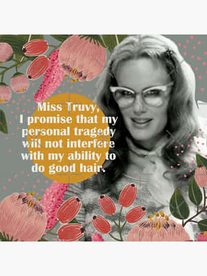 Truvy Promise Floral Backdrop Wallpaper