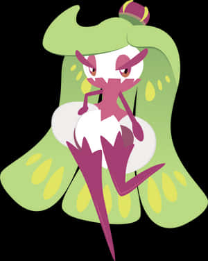 Tsareena Pokemon Character Art Wallpaper