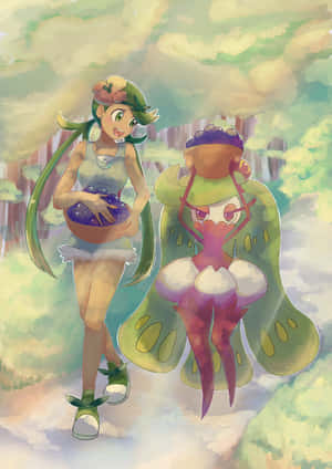 Tsareenaand Trainer Forest Stroll Wallpaper