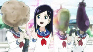 Tsubomi Takane Striking A Pose In A Colorful Outfit Wallpaper