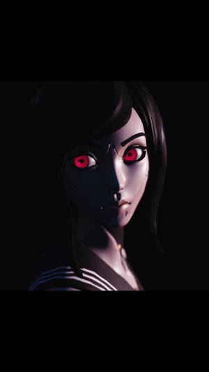 Tsuki Fortnite Sharp Eyes Wallpaper