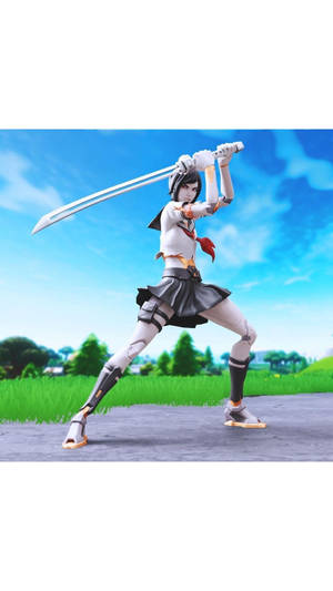 Tsuki Fortnite Sword Fight Wallpaper