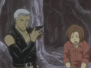 Tsume From Wolf's Rain Charging Through The Wilderness Wallpaper