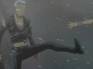 Tsume From Wolf's Rain In A Dramatic Pose Wallpaper