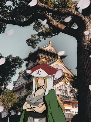Tsunade Iphone Castle Wallpaper