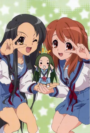 Tsuruya In Traditional Outfit Wallpaper