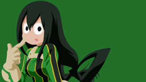 Tsuyu Asui Vector Wallpaper