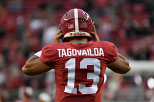 Tua Tagovailoa Jersey Name Wallpaper