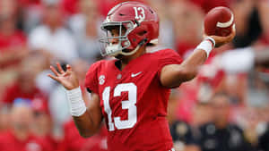 Tua Tagovailoa Throwing Wallpaper