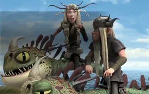 Tuffnut And Ruffnut Talking In Dragons Riders Of Berk Wallpaper