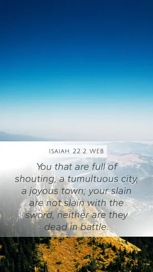 Tumultuous Bible Quote Wallpaper
