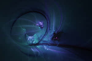 Tumultuous Neon Abstract Art Wallpaper