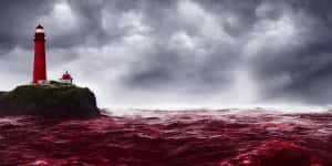 Tumultuous Red Sea Wallpaper