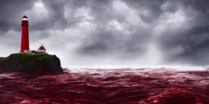 Tumultuous Red Sea Wallpaper